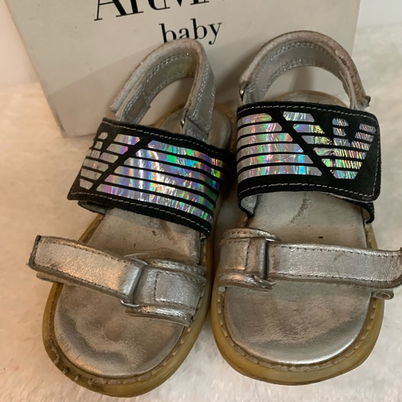 Armani Leather Toddler Sandals (Unisex) - Picture 4 of 5